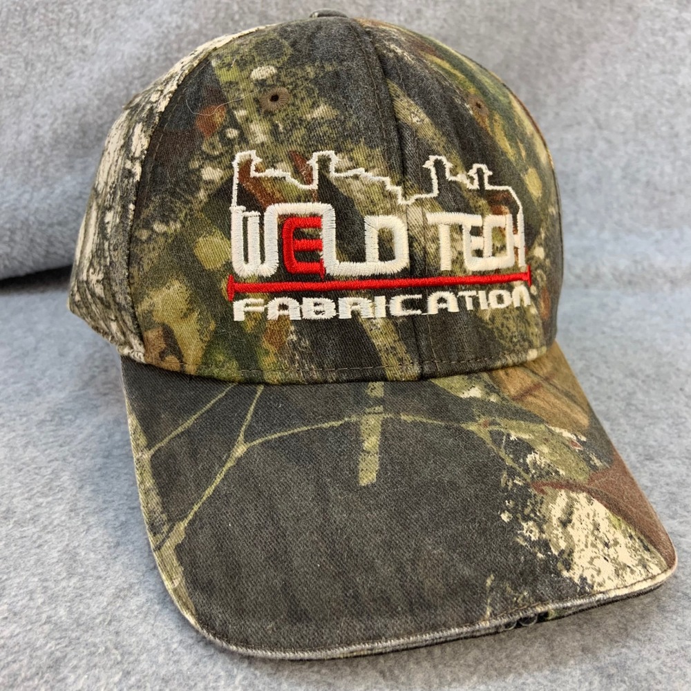 Weld Tech Fabrication Mens Camo Panther Vision LED Lighted Hat OSFM